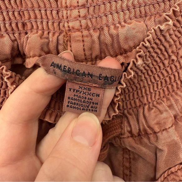 AEO🦅 High Waist Twill Paperbag Joggers - Picture 4 of 9